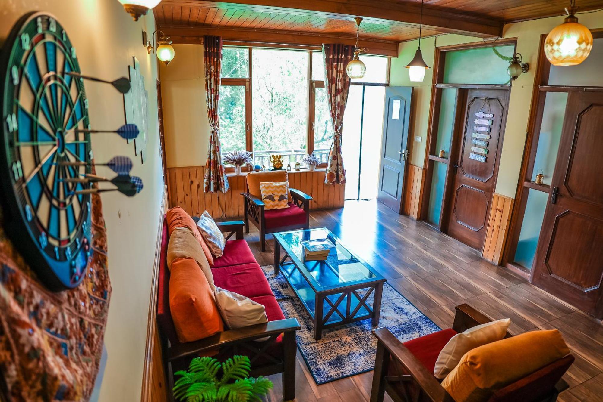 The Manu Emerald # Farmhouse # Top Selling Cottage In Manali # Peaceful Heritage Cozy Stay # Lawn With Bonfire # Most Awarded Manāli Exterior foto
