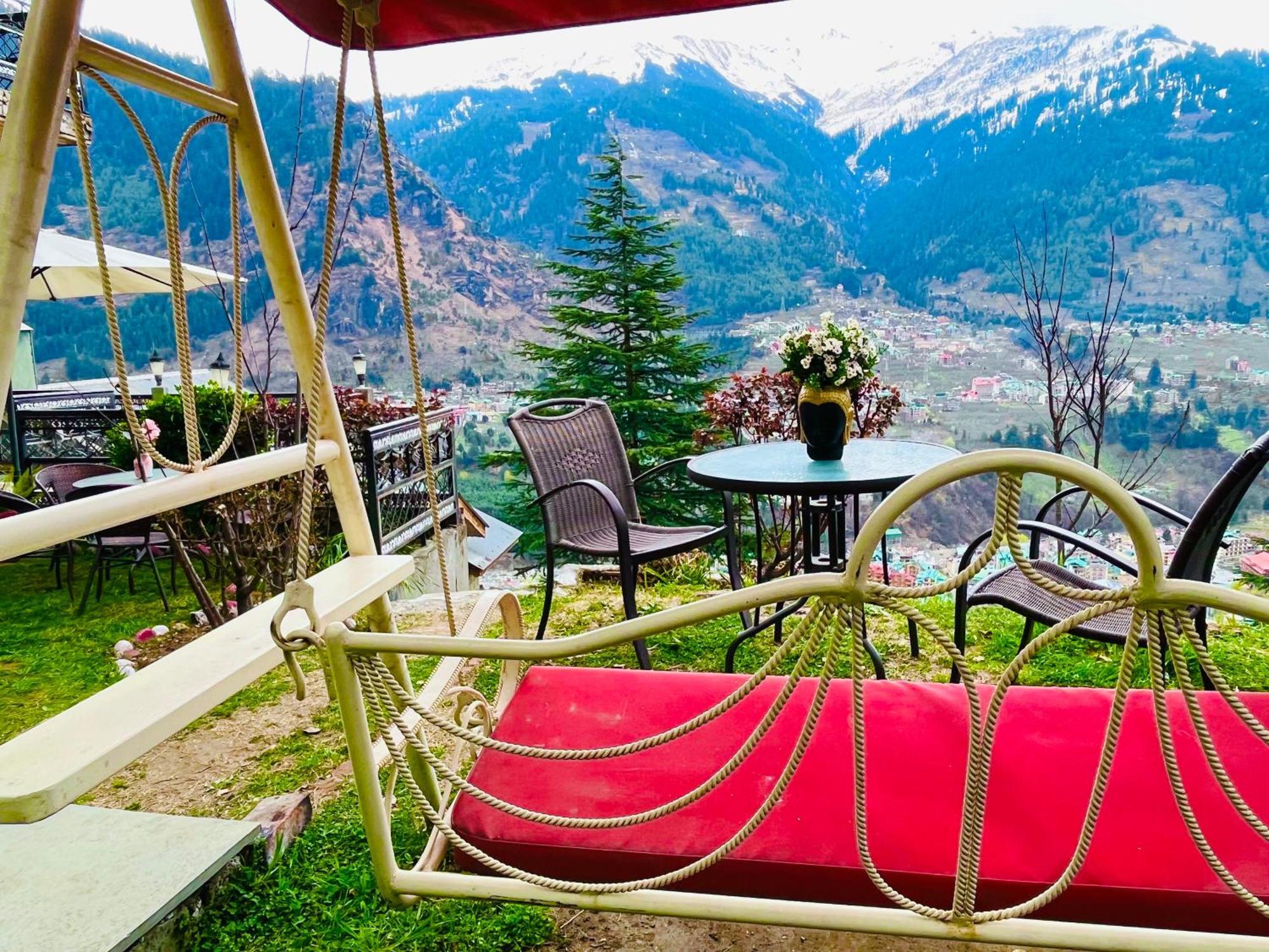 The Manu Emerald # Farmhouse # Top Selling Cottage In Manali # Peaceful Heritage Cozy Stay # Lawn With Bonfire # Most Awarded Manāli Exterior foto