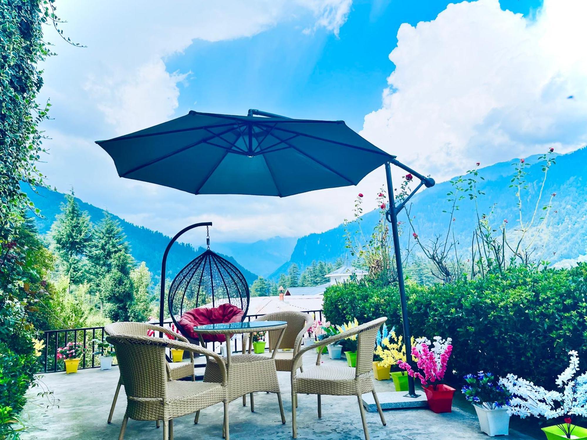 The Manu Emerald # Farmhouse # Top Selling Cottage In Manali # Peaceful Heritage Cozy Stay # Lawn With Bonfire # Most Awarded Manāli Exterior foto