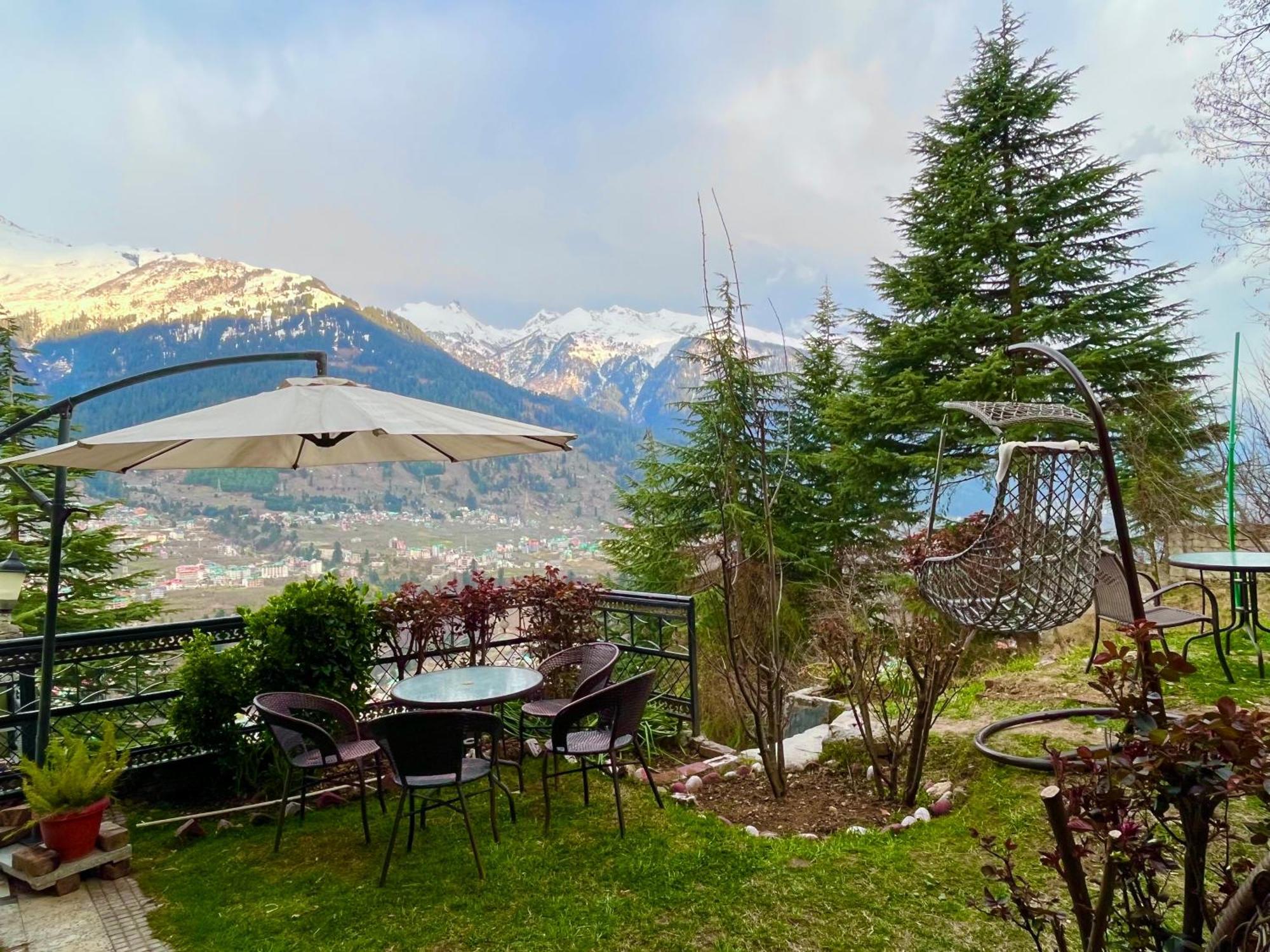 The Manu Emerald # Farmhouse # Top Selling Cottage In Manali # Peaceful Heritage Cozy Stay # Lawn With Bonfire # Most Awarded Manāli Exterior foto