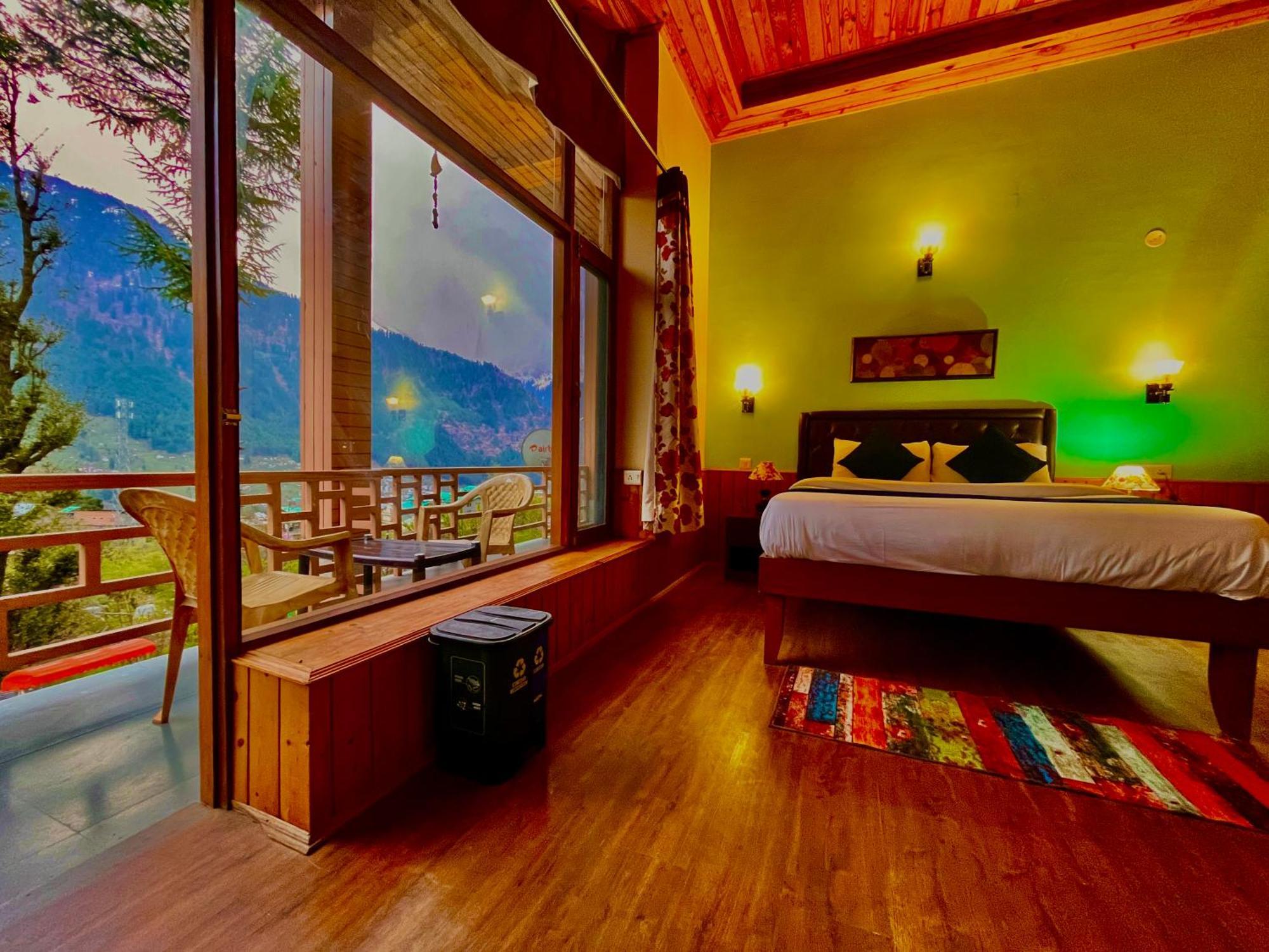 The Manu Emerald # Farmhouse # Top Selling Cottage In Manali # Peaceful Heritage Cozy Stay # Lawn With Bonfire # Most Awarded Manāli Exterior foto